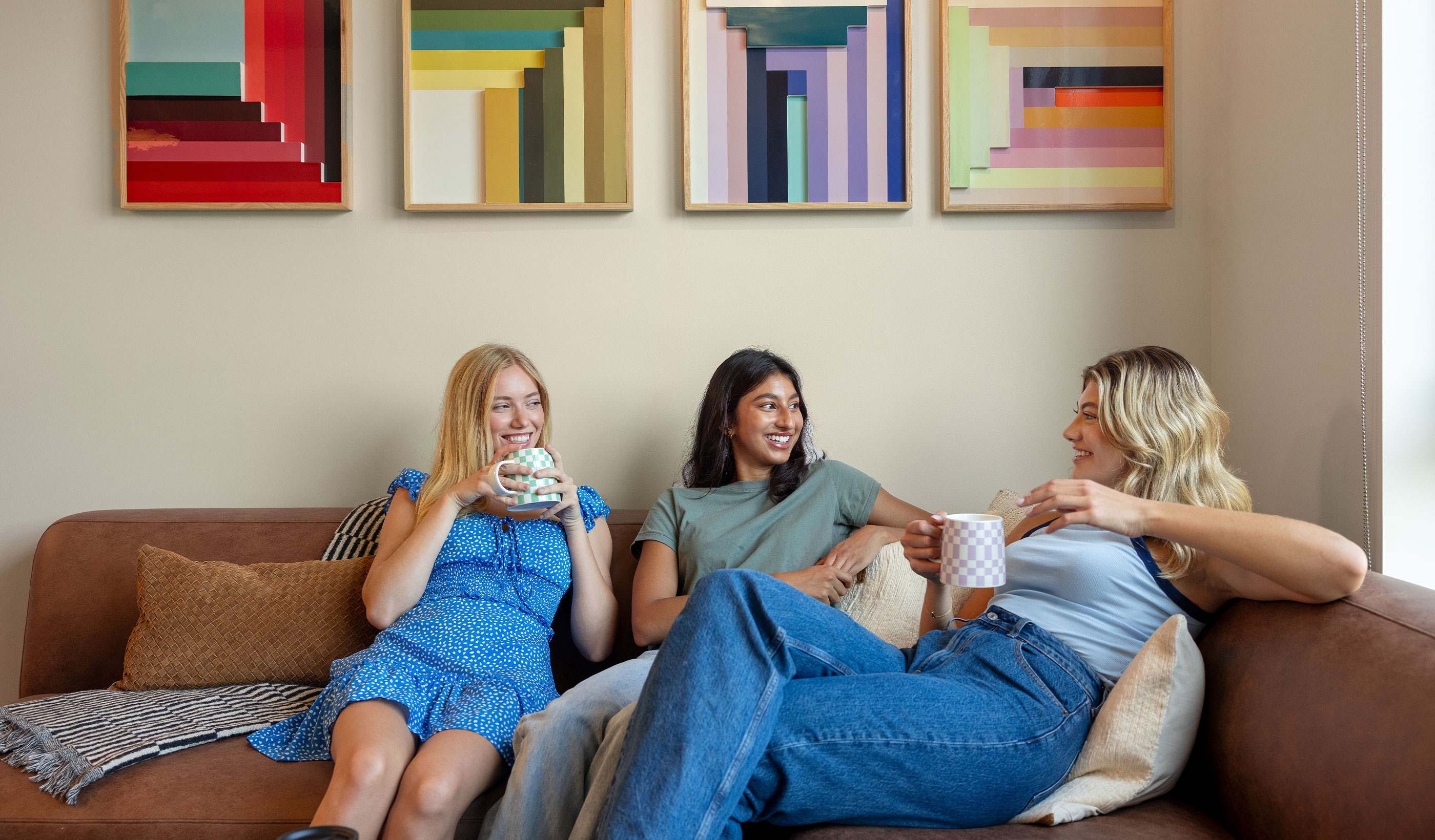 Friends hanging out